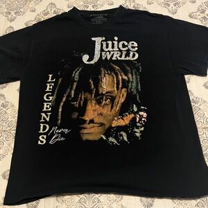Juice WRLD Black Graphic T-Shirt